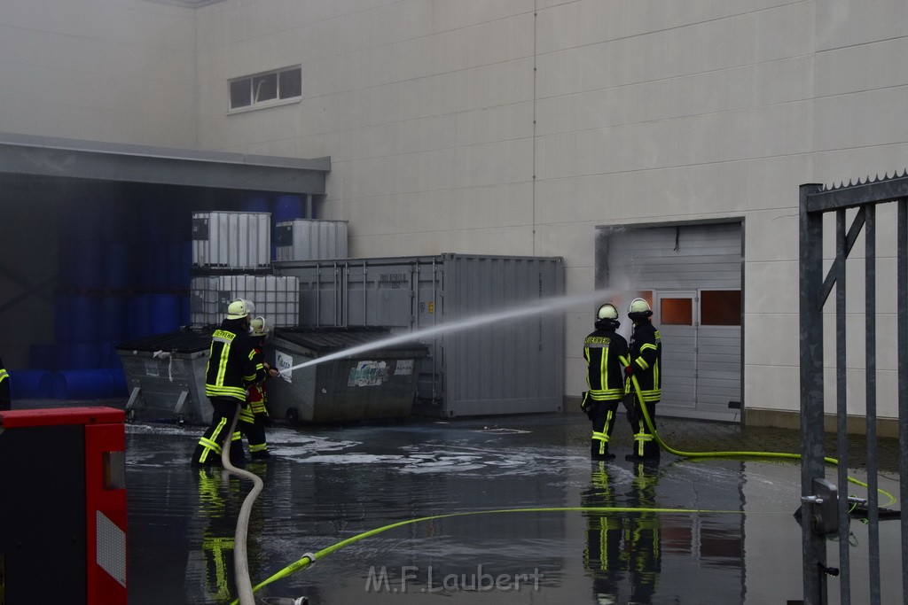 Grossbrand Halle Troisdorf Kriegsdorf Junkersring P164.JPG - Miklos Laubert